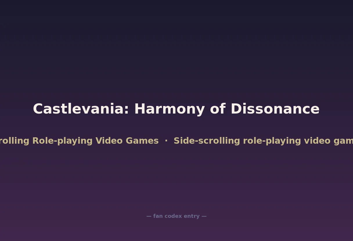 Castlevania: Harmony of Dissonance